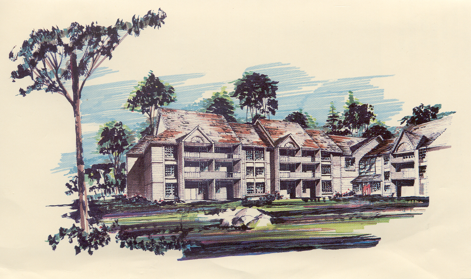 2a Early apartment drawing