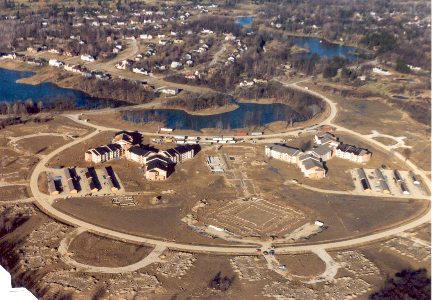 3 Aireal view first construction