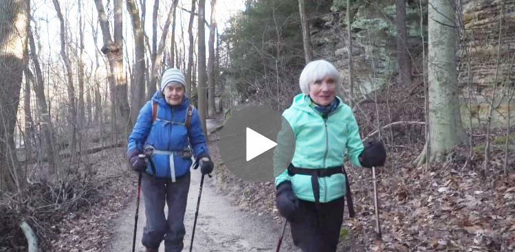 Carol and Polly Hiking Lighter